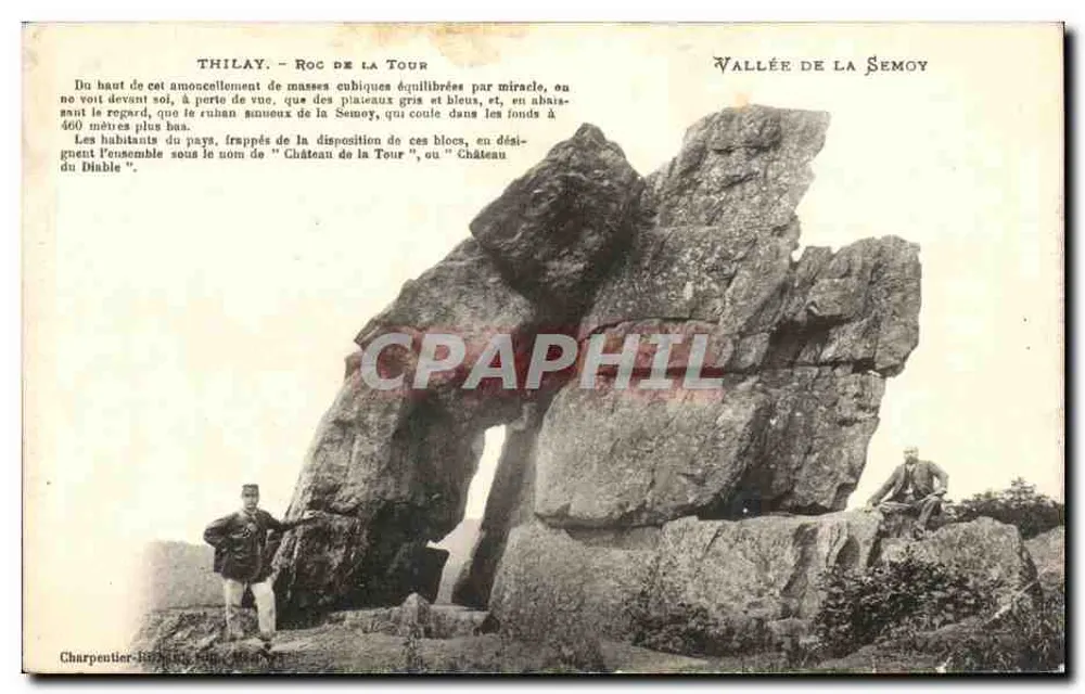 Thilay — Roc da Torre — Vale da Semoy — Charpentier - Frente