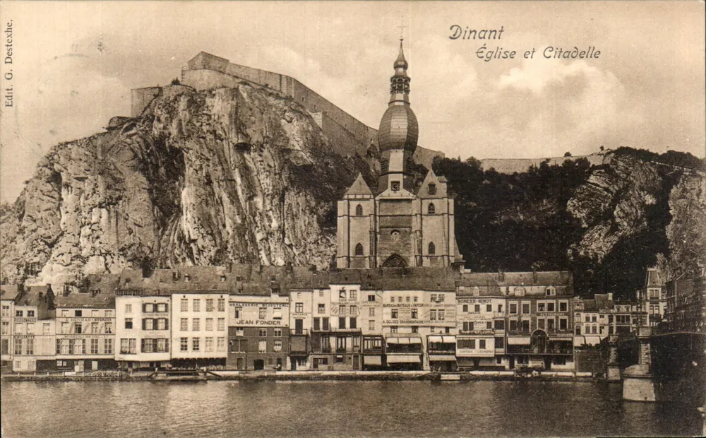 Dinant — Igreja e Cidadela — Édit. G. Destexhe - Frente