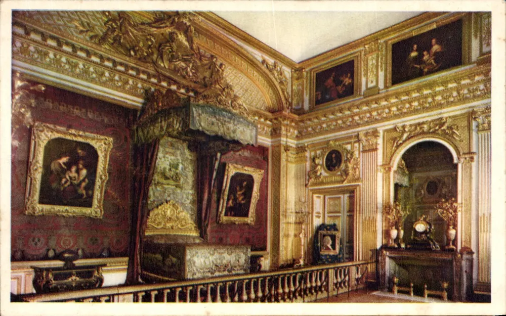Castelo de Versalhes — A Sala do Rei — Imp. Draeger, 301 - Frente