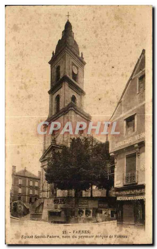 Vannes - Igreja de São Patern, nome do primeiro bispo de Vannes - Frente