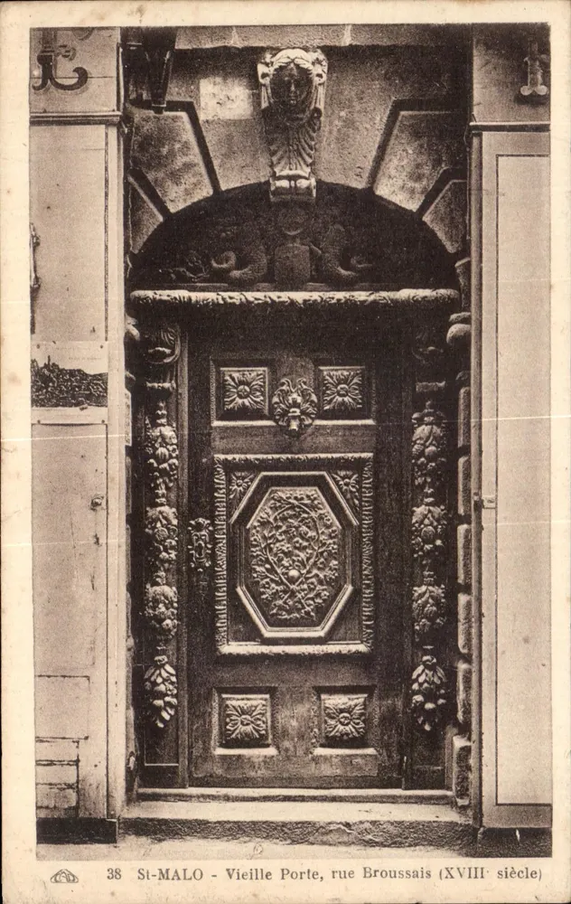 St-Malo - Alte Pforte, Straße Broussais (18. Jahrhundert) - Vorderseite