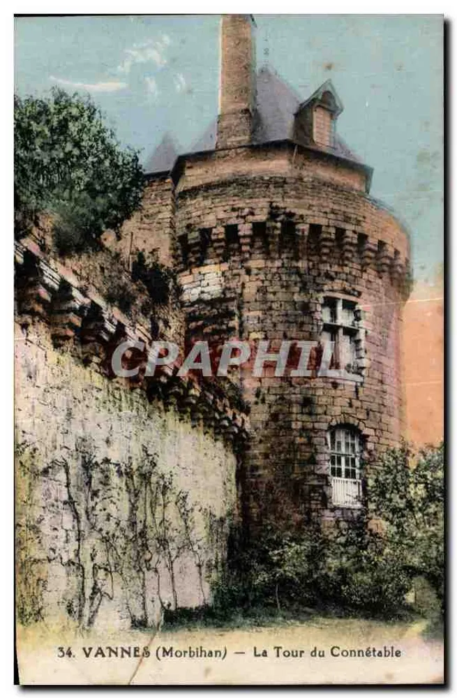 VANNES (Morbihan) — A Torre do Conde - Frente