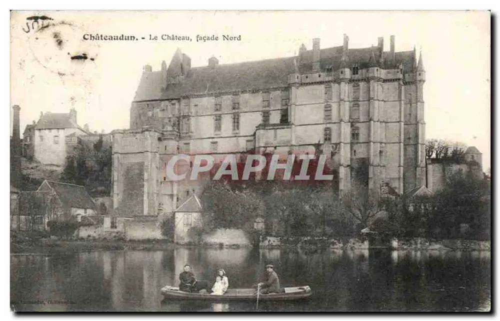 Châteaudun - O Castelo, fachada Norte — editor G. Lemaire - Frente