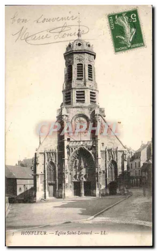 Honfleur — Igreja de São Leão — LL. - Frente