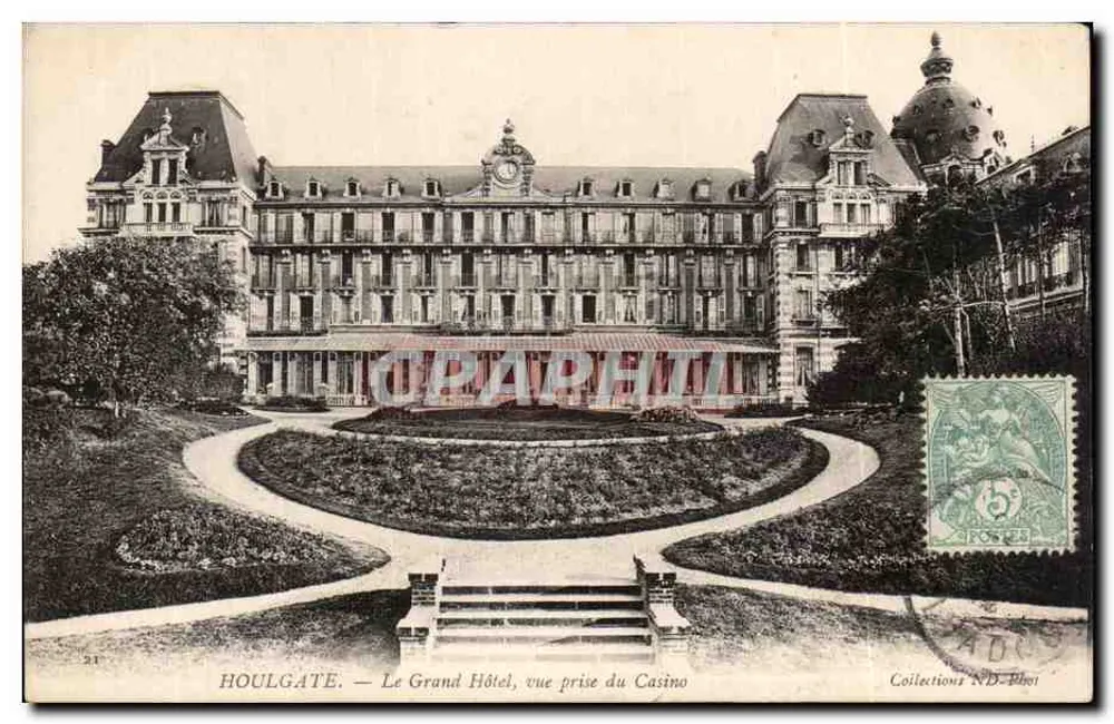 Houlgate — Das Grand Hotel, Ansicht vom Casino — Collection N.D. Phoï - Vorderseite
