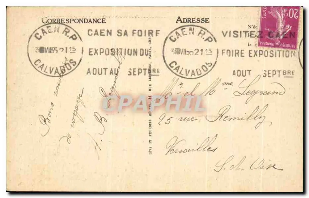 Caen — Die Schlosskaserne — Ansicht von Saint-Pierre — LL - Rückseite