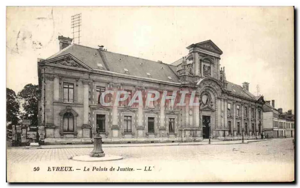 Évreux — Het Paleis van Justitie — LL* - Voorkant