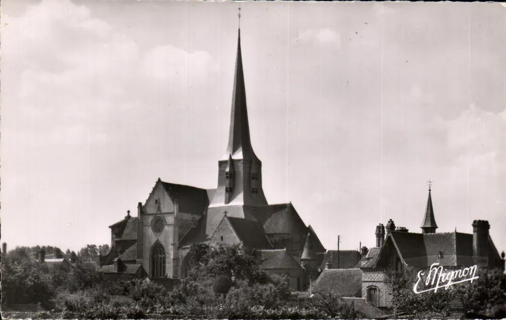Verneuil-sur-Avre — La Chiesa di Nostra Signora — Edizioni E. Mignon - Recto