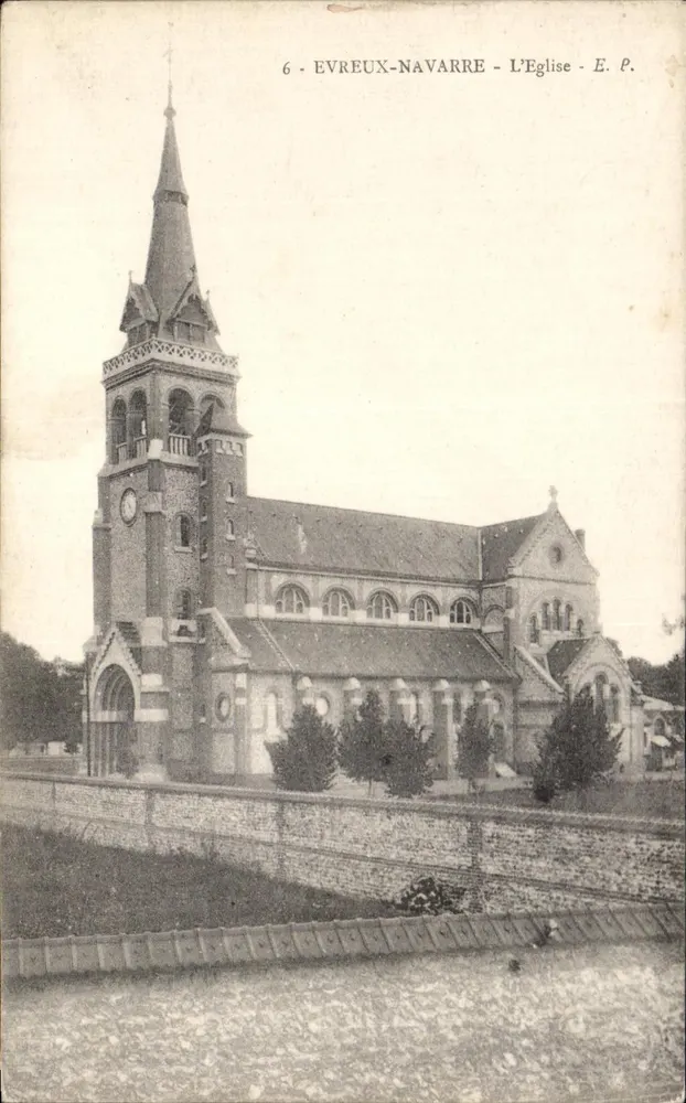 Evreux-Navarre — Kościół — E. P. - Awers