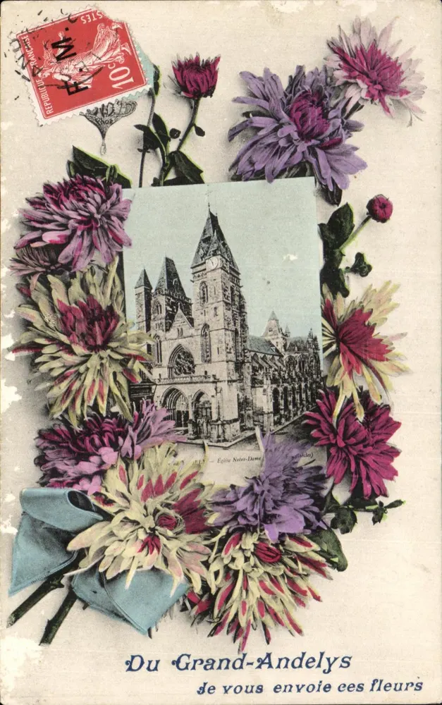 Grand-Andelys — Kirche Notre-Dame — unbekannter Verlag - Vorderseite