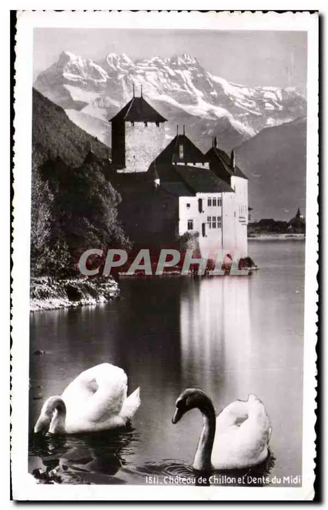 Schloss Chillon und Dents du Midi — Edition Mont-Blanc, Nr. 1511 - Vorderseite