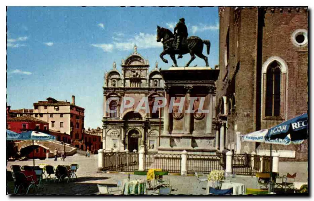 Venedig — Denkmal für Colleoni — Verlag G. Carpiano & C.°, n° 40 A - Vorderseite