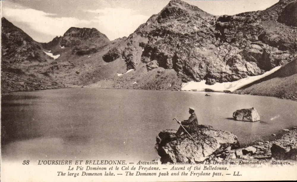L'OURSÎÈRE ET BELLEDONNE — Aufstieg zum Belledonne — Le Grand lac Domenon — SELECTA - Vorderseite
