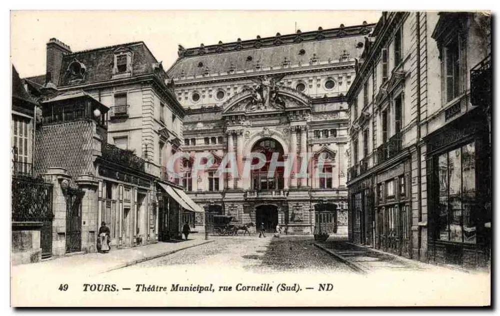 Tours — Städtisches Theater, Corneille-Straße (Süd) — ND - Vorderseite