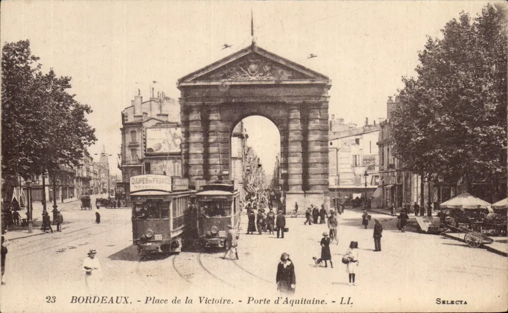 Bordeaux - Place de la Victoire - Porte d'Aquitaine - Selecta - Vorderseite