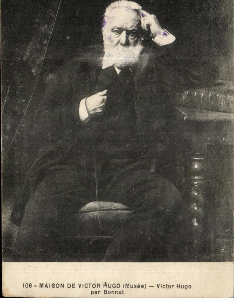 Victor Hugo — Portrait assis dans la Maison de Victor Hugo (Musée) — par Bonnat, n° 106 - Vorderseite