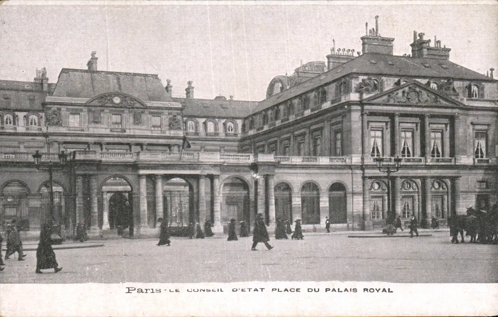 Paris — Der Conseil d'État, Place du Palais-Royal - Vorderseite