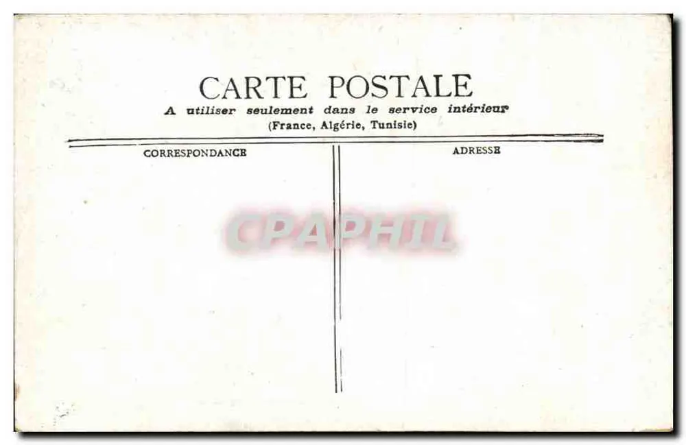 Paris - A Madeleine & Rue Royale — vista do templo com carruagens - Verso