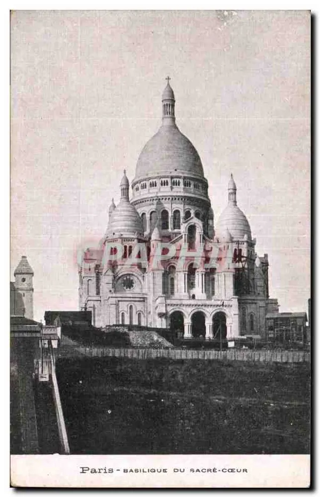 Paris - Basilika des Heiligen Herzens — unbekannter Verlag, Seriennummer nicht sichtbar - Vorderseite