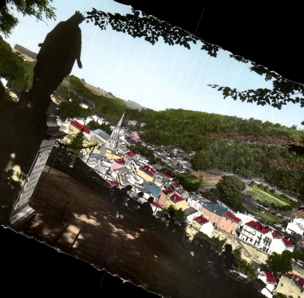 Plombières-les-Bains — Allgemeiner Blick von der Terrasse der Jungfrau — C.A.P., 44, rue Letellier, Paris - Vorderseite