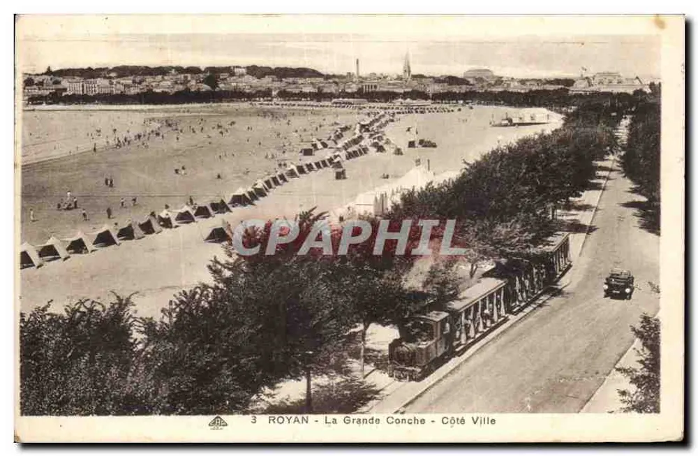 Royan - A Grande Concha - Lado Cidade — editoria Cie des Arts Photographiques, n°3 - Frente