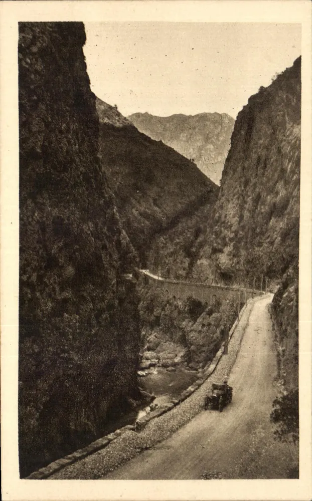 Schluchten von CHABET EL AKRA — Straße von Bougie nach Kerrata — Edition d'Art MYL - Bougie - Vorderseite