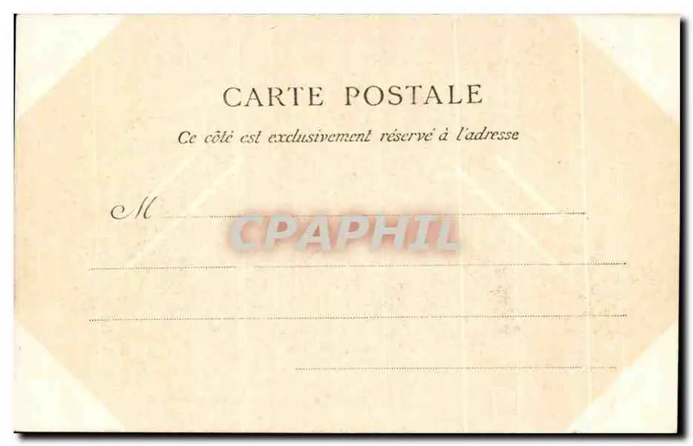 Angers — A Catedral vista do Castelo — editor anônimo, n° 46 - Verso