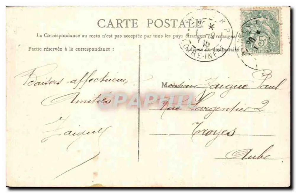 Angers — Quai Ligny — R. Rivière, foto Angers - Verso