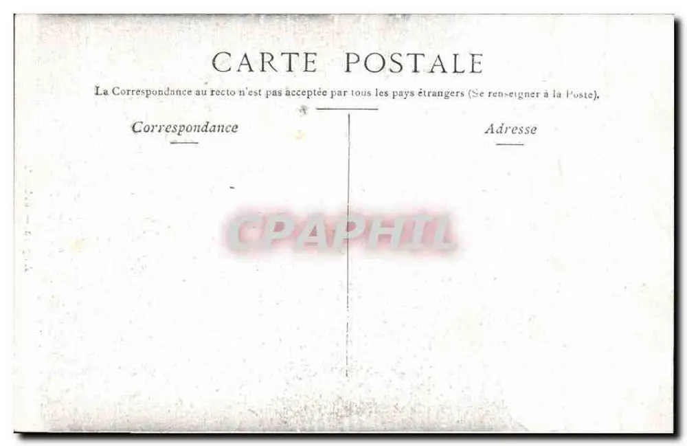 Angers — Arquidiocese — Staerck Paris - Verso