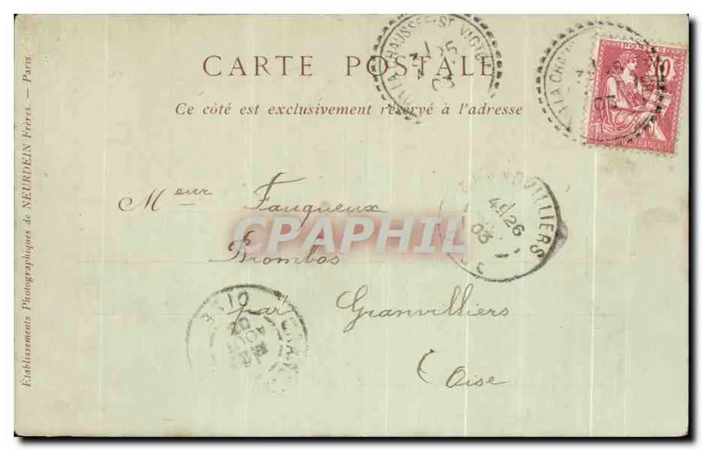 BLOIS — A Caserna — G. H. Fot - Verso