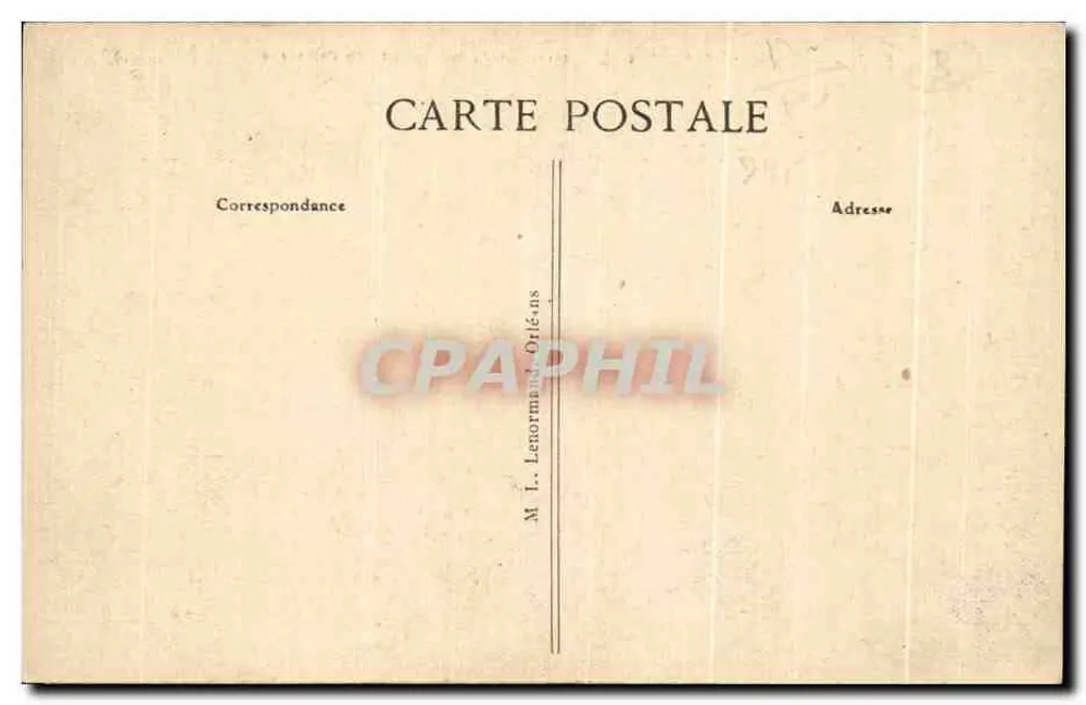 Saint-Benoît-sur-Loire (Loiret) — Innenansicht der Kapelle des Hospizes — Verlag unbekannt - Rückseite