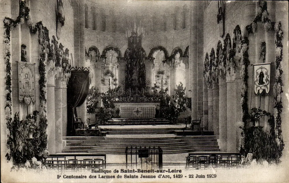 Basilika von Saint-Benoît-sur-Leire — 500. Jubiläum der Tränen der heiligen Jeanne d'Arc — 22. Juni 1929 - Vorderseite