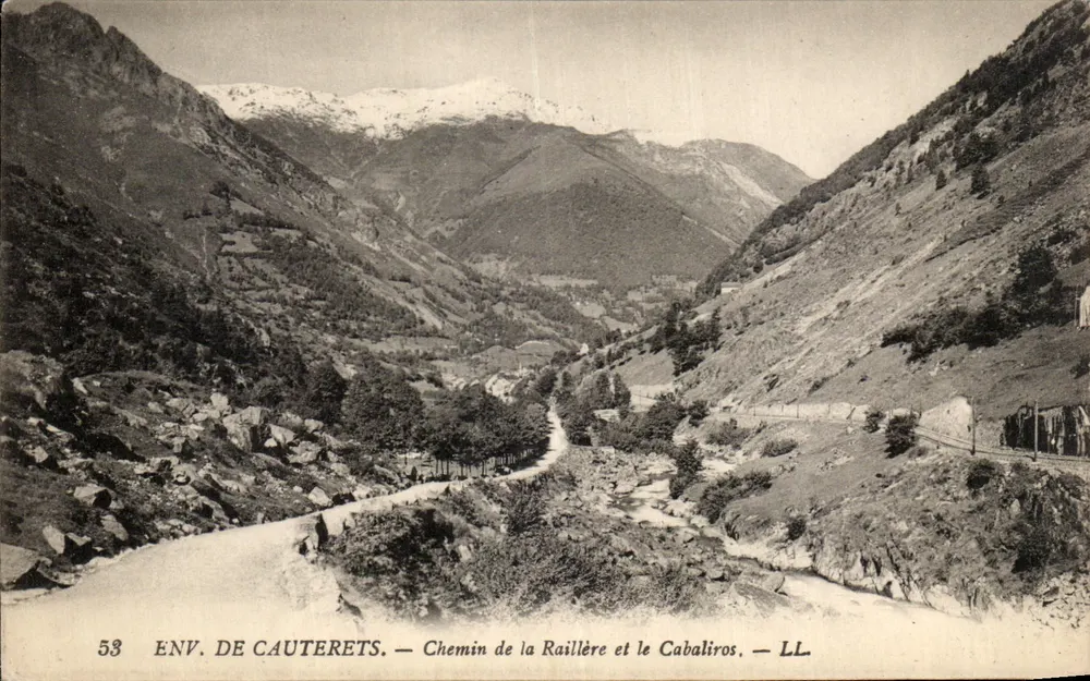 Umgebung von Cauterets — Chemin de la Raillère und der Cabaliros — LL. - Vorderseite