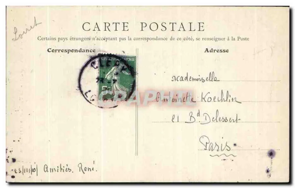 Cléry (Loiret) - La Basilica, vista esterna — Fassgot, editore, n° 520 - Verso