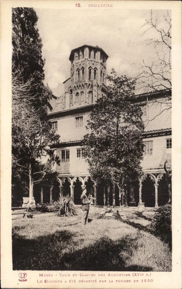 Toulouse - Museum - Turm und Cloister der Augustiner (16. Jahrhundert) - Vorderseite