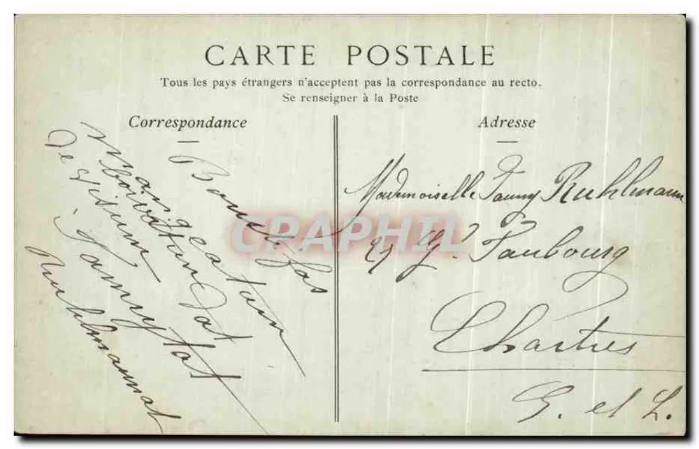 Nogent-le-Rotrou — Schloss Saint-Jean, der Eingang — Collections ND. Phot. - Rückseite