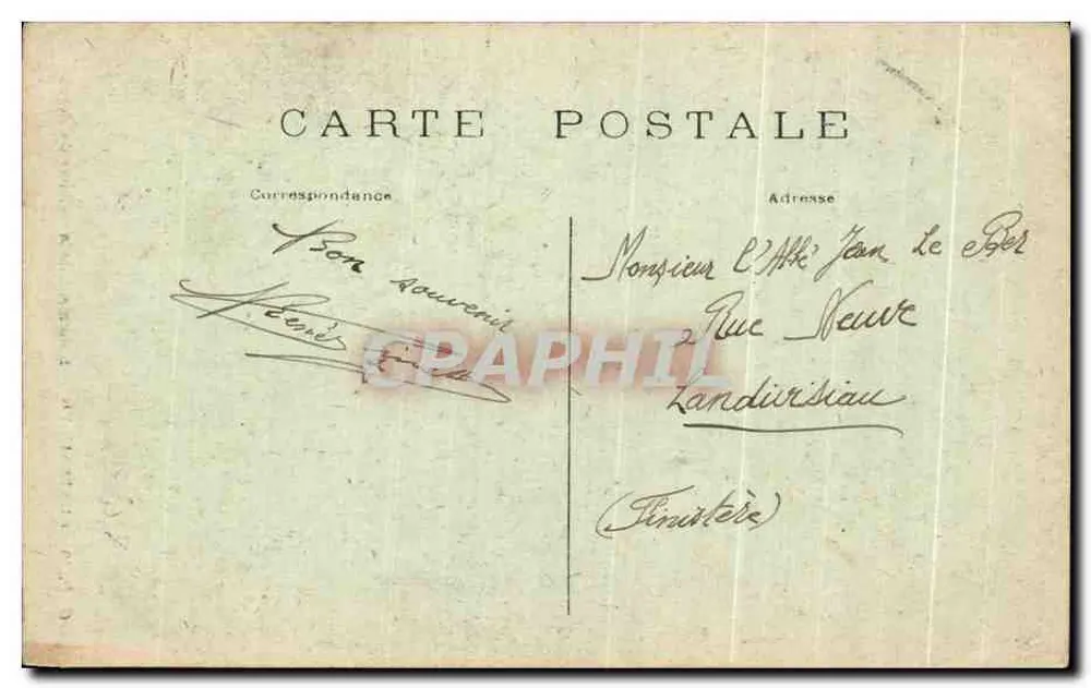 Châteaudun — Denkmal der Verteidigung von Mercié — G.P. 10 - Rückseite