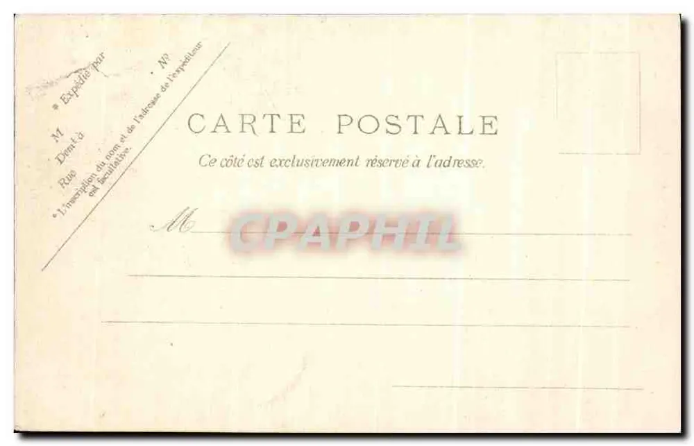 Paris — Rue Soufflot e Panteão - Verso