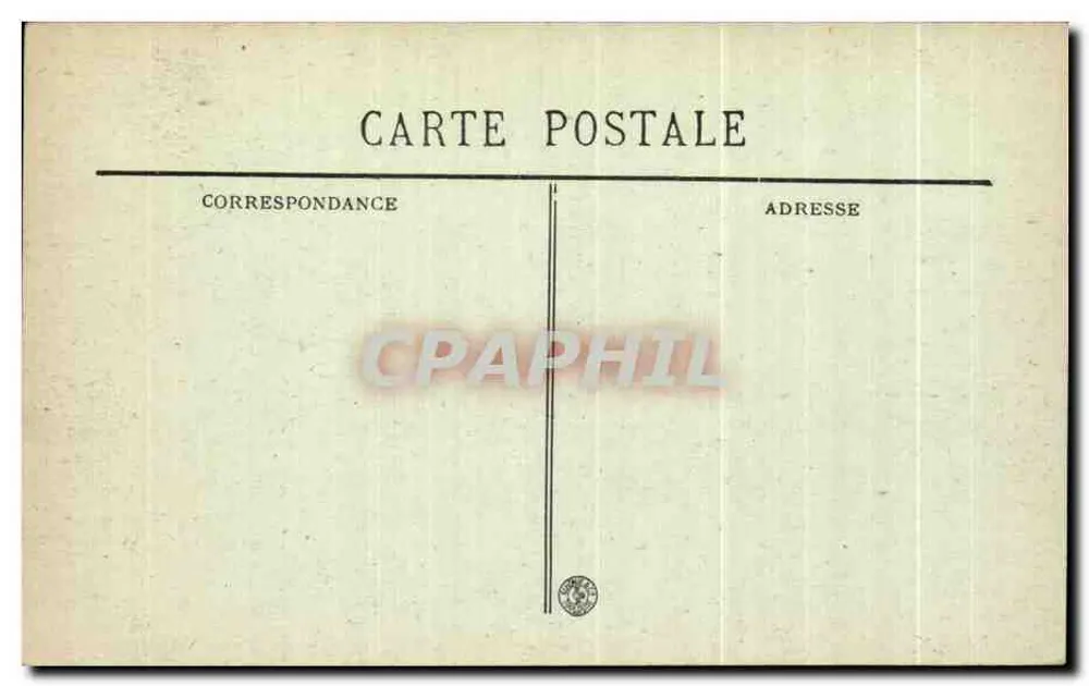 Marselha — O Castelo Borely — BR - 1546 - Verso