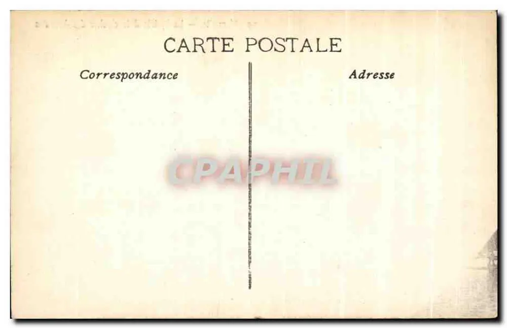 Marseille — Das Rathaus und der Turm der Accoules — Verlag: L'Écho de Marseille, Nr. 39 - Rückseite