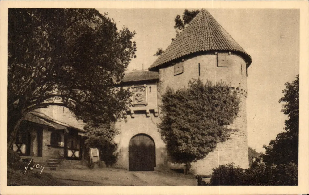 Das Château du Haut-Kœnigsbourg — Haupteingang — Sonderausgabe des Schlosses - Vorderseite