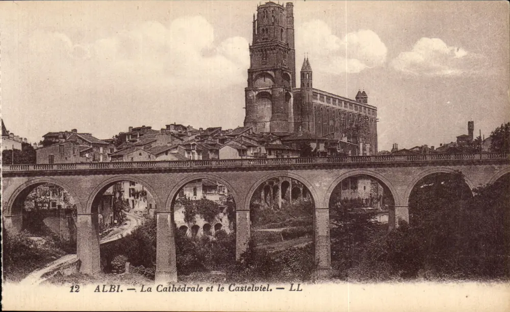 Albi — Die Kathedrale und Castelviel — LL - Vorderseite