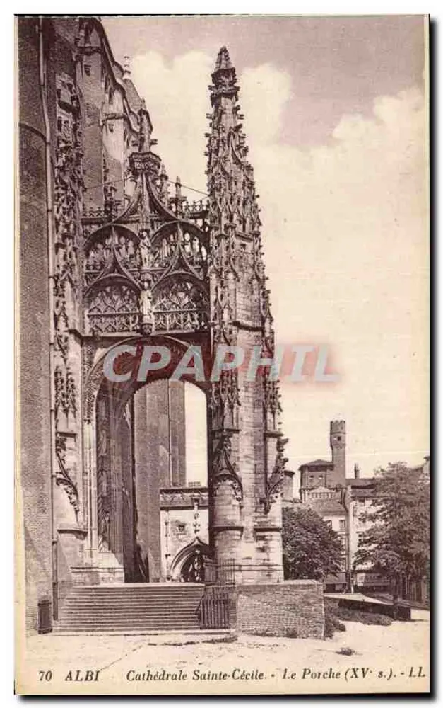 Albi - Kathedrale Sainte-Cécile - Der Portal (15. Jahrhundert) - LL - Vorderseite