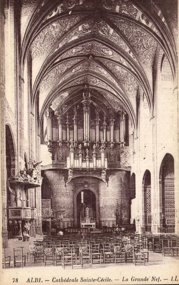 Albi — Kathedrale Sainte-Cécile — Die Große Nave — L.L. - Vorderseite
