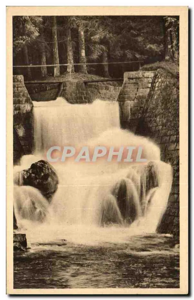 Cascata do Lago dos Settons — No Morvan — Héritage d'Art P. Congourgeat & C. Truchet - N°116 - Frente