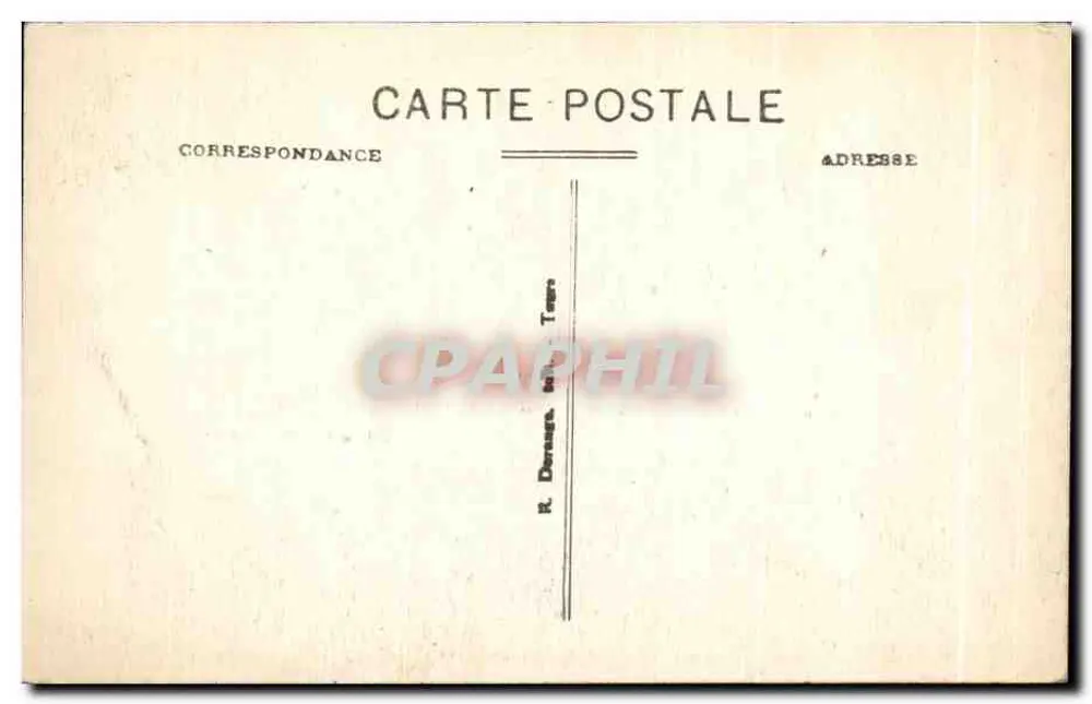 Azay-le-Rideau — Renaissance-Schloss — Verlag R. Deragnet, Nr. 125 - Rückseite