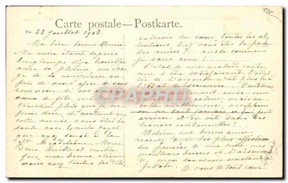 Navio de passagem — Daniel Sherrin, Pinkt — M & A.B. — Depósito Sarrus 4007 - Verso