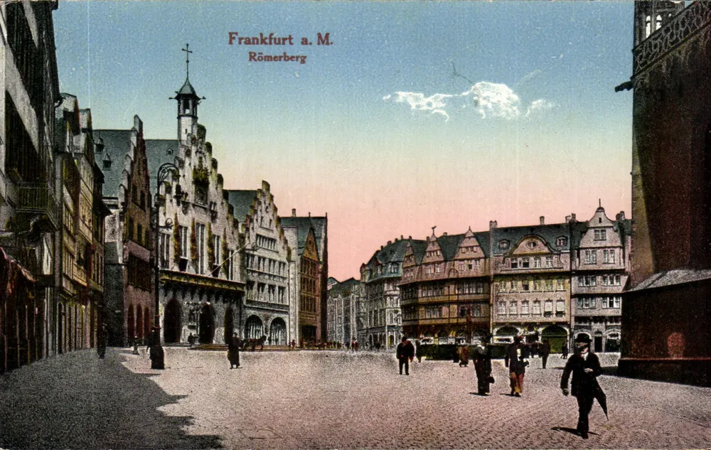 Frankfurt a.M. — Römerberg — sem editor e número de série visíveis - Frente