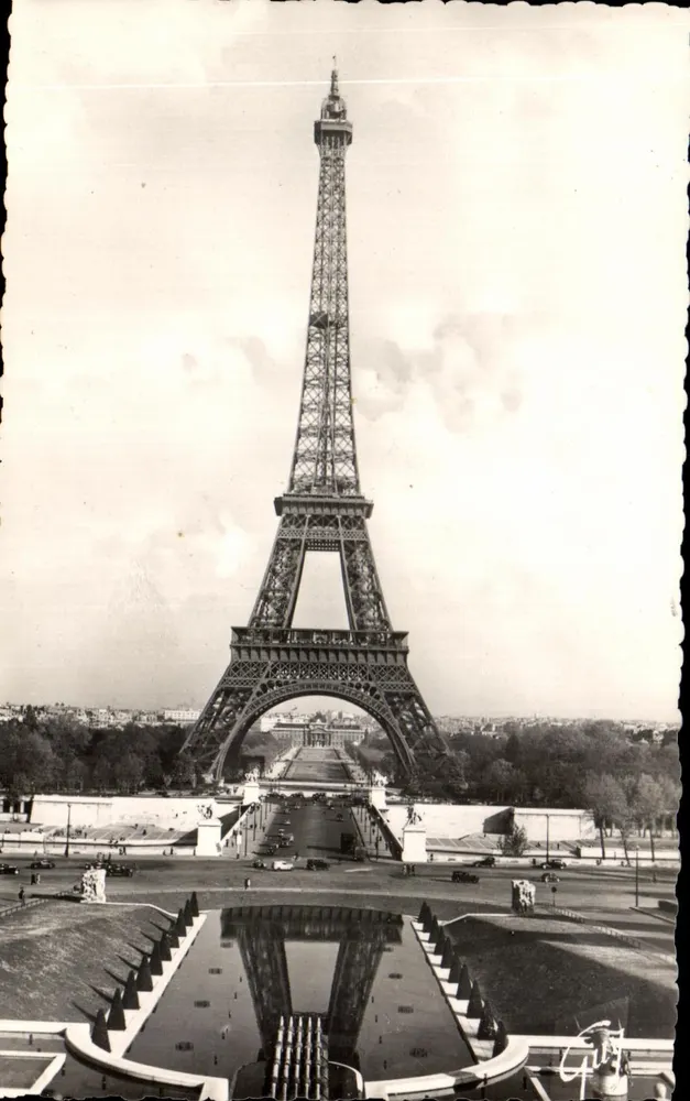 Die Eiffelturm (1887-1889), Blick vom Palais de Chaillot — André Leconte, Paris - Vorderseite