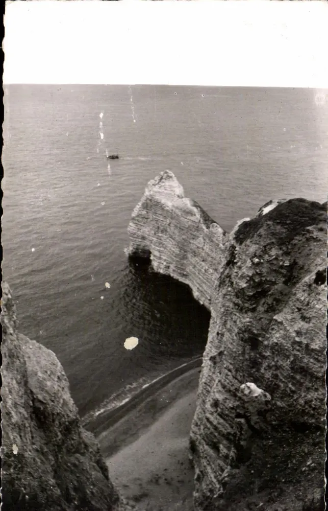 Etretat (S.-Inf.) — Ansicht von oben von den Klippen — Edition Galfi, Paris - Vorderseite